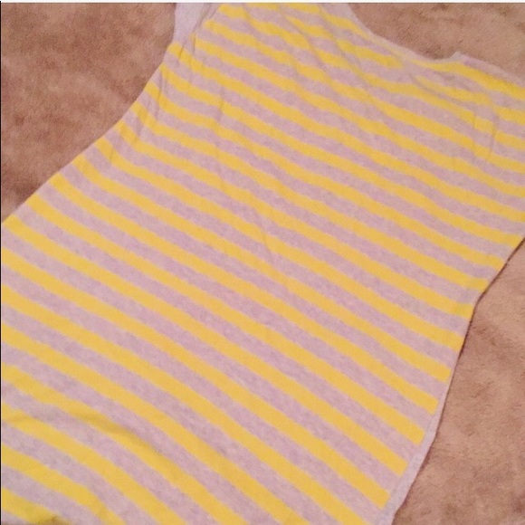 🆕🔥PINK VS MULTICOLORED SLEEP SHIRT VERY CUTIE&COMFY STRIPED YELLOW&GRAY NWOT - Picture 5 of 5